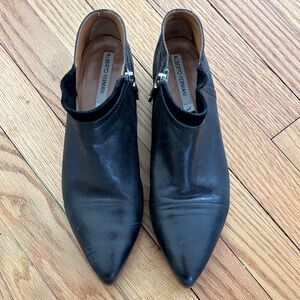 Alberto Fermani Sleek Black Ankle Booties 38
